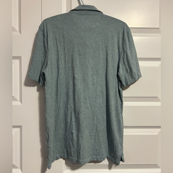 Faherty Striped Super Soft Polo Golf Shirt Classic Design - Picture 4 of 7